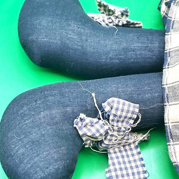 Vintage Handmade Cloth Doll Fabric Ragdoll Primitive Folk Art OOAK Country Décor - Picture 9 of 13